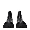 Prada Men's Ankle Boots Black Leather