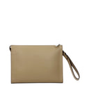 Fendi Pochette Men's Leather Beige/Sand