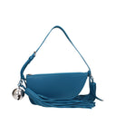 Burberry Women's Shoulder Bags Blue/Petrol Leather