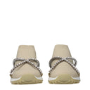 Jimmy Choo Slip On Torri Women Fabric Beige/Sand