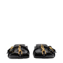 Balmain Damens Sandalen aus Lackleder in Schwarz