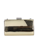 Jimmy Choo Zahra Woman Gold Leather Clutch