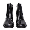Prada Hommes's Bottines En Cuir Noir