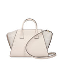 Michael Kors Avril Women's Handbag Light Beige/Cream Leather