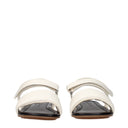 Hogan Damens Sandalen Beige/Joghurtleder