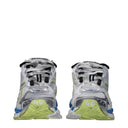 Balenciaga Baskets Runner Hommes Tissu Blanc/Bleu