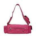 Balenciaga Superbusy Shoulder Bags Women Leather Pink/Bright Pink