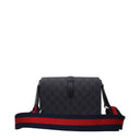 Gucci Men's Crossbody Bags Black Fabric