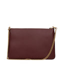 Pinko Crossbody Bags Women Leather Red/Burgundy