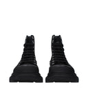 Alexander Mcqueen Baskets Tread Slick Hommes Tissu Noir