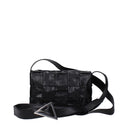 Bottega Veneta Men's Cassette Crossbody Bag Black Leather