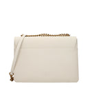 Pinko Crossbody Love Bag Soft Women's Leather Beige/Ivory