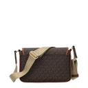 Michael Kors Bradshaw Shoulder Bag For Women Fabric Brown/Acorn