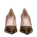 Miu Miu Women's Brown Patent Leather Décolleté