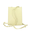 Jil Sander Tangle Crossbody Bag Women Leather Yellow/Lemon