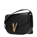 Versace Women's Crossbody Bags Black Leather