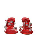 Manolo Blahnik Women's Satin Sandals Red/Bright Red