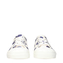 Moschino Donna's Sneakers Tessuto Bianco/Denim