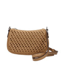 Michael Kors Carmela Handbag For Women Brown/Hazelnut Leather