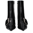 Balenciaga Damens Lederstiefel Schwarz