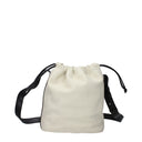 Saint Laurent Rive Gauche Women's Crossbody Bag Suede Beige/Black