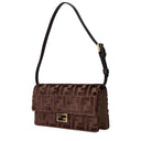Fendi Women's Pouch Fabric Brown/Chocolate