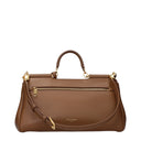 Dolce&Gabbana Women's My Sicily Handbag Brown/Caramel Leather