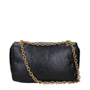 Balenciaga Monaco Women's Shoulder Bag Leather Black