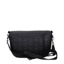 Mcm Women's Crossbody Bags Black Fabric