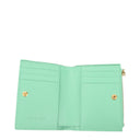 Bottega Veneta Women's Wallet Green Leather/Light Green