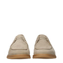 Eleventy Derby Men's Suede Beige/Sand