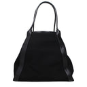 Saint Laurent Rive Gauche Women's Shoulder Bag Black/Gold Fabric