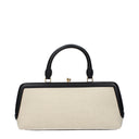 Jil Sander Handbag Women Fabric Beige/Black