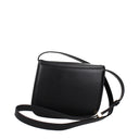 Salvatore Ferragamo Women's Oyster Crossbody Bag Black Leather