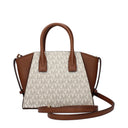 Michael Kors Avril Women's Beige/Acorn Fabric Handbag