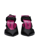 The Attico Anais Sandals Women Leather Black