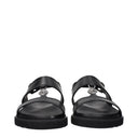 Versace Men's Leather Sandals Black