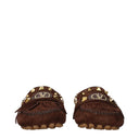 Valentino Garavani Donnas Mocassini Scamosciato Marrone/Cioccolato Fondente