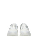 Love Moschino Women's White Fabric Sneakers