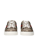 Gucci Sneakers Ace Men's Fabric Beige/Green