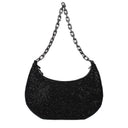 Marc Jacobs Women's Shoulder Bag With Rhinestones Black