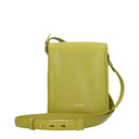 Versace Men's Crossbody Bags Green/Lime Leather