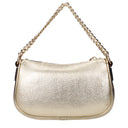 Michael Kors Carmela Women's Handbag Gold Leather