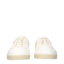 Prada Men's Leather Sneakers Beige/Ivory