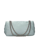 Balenciaga Monaco Shoulder Bag Women Leather Celeste/Aqua