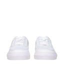 Moncler Men's Sneakers Light Gray/White Leather