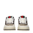Gucci Re Web Sneakers Men's Fabric Beige/Ebony