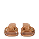 Valentino Garavani Women's Sandals Brown/Beige Leather