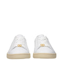 Valentino Garavani Herrens Weiße Ledersneaker