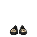 Tory Burch Mujers Bailarinas de Piel Negro